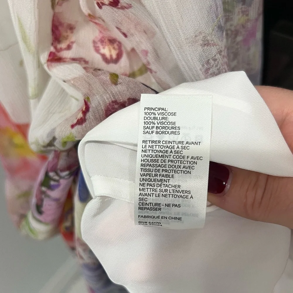Zimmermann Prima Gathered Midi Dress Floral | Size 1 | Worn Twice - Picture 8 of 8